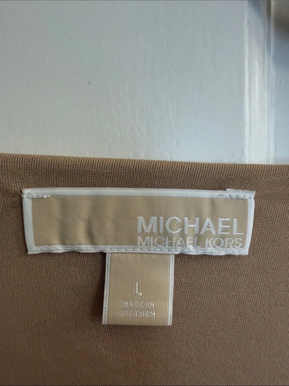MICHAEL Michael Kors Gold Sequin Cowl Neck Sleeveless Top